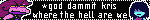 susie deltarune saying 'goddammit kris where the hell are we