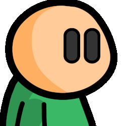the face of a stick person