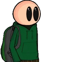 the face of a stick person