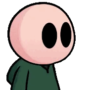 the face of a stick person