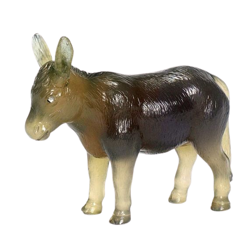 a glass donkey