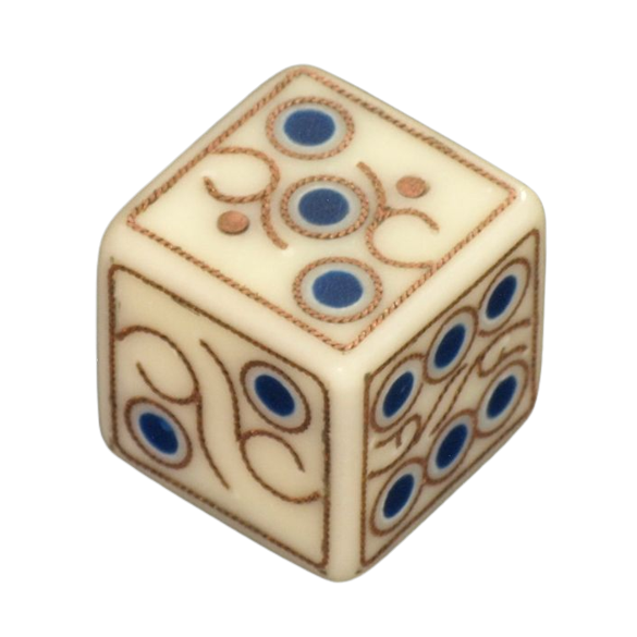 an ornate die