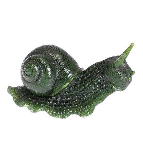 a glass snail